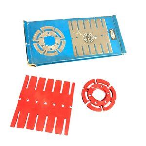 Vtg Fischertechnik 06 Nylon Small Base Plate Kit Model Building Germany 1960's